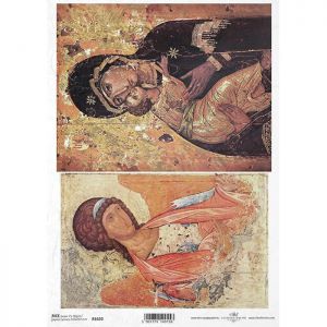 Papier ryżowy do decoupage A4, Ikony